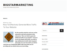 Tablet Screenshot of bigstarmarketing.info